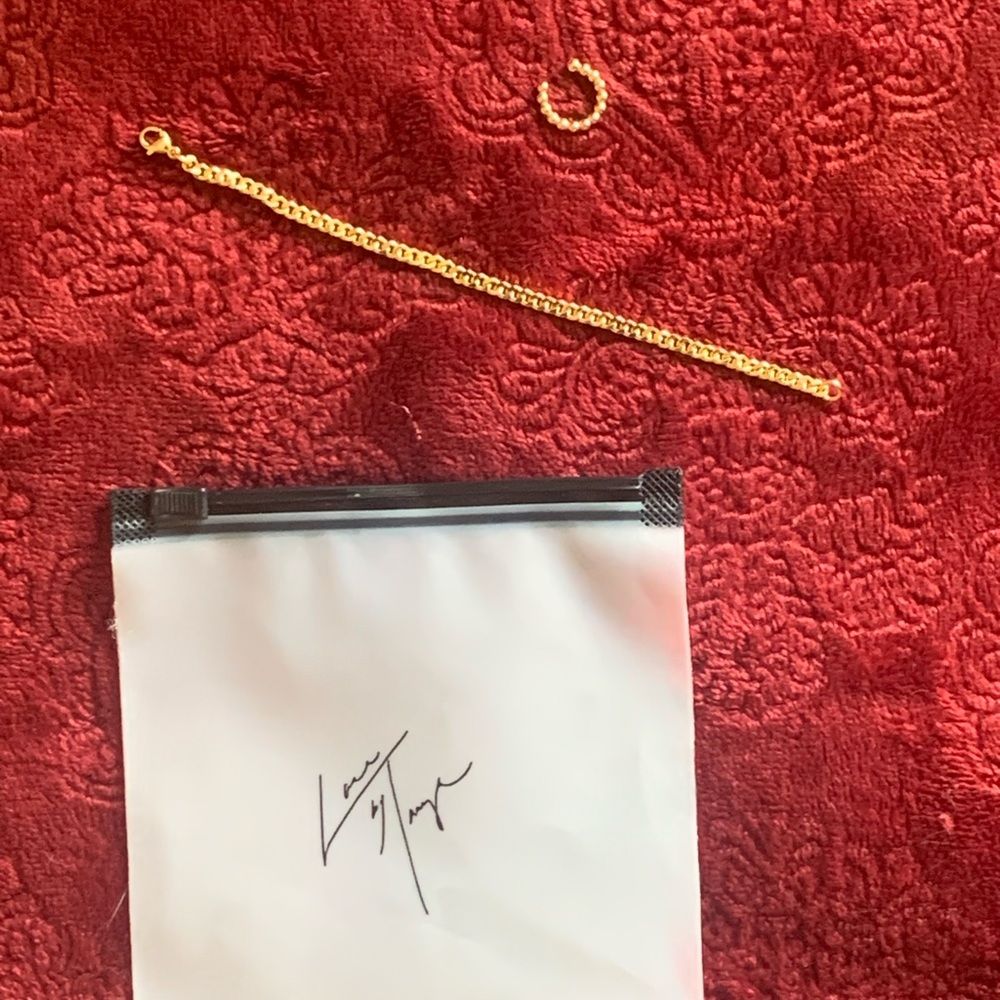 Gold-Plated bracelet from Lace By Tanaya Lip Ring not 🚫 available!